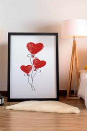 Wallity Artplstksyh27 - 3348 Pintura Decorativa Enmarcada Multicolor